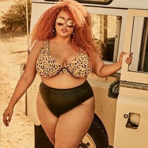 Swimsuits For All Leopard Print Bikini